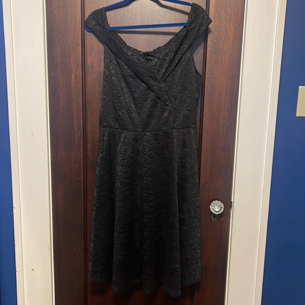 Semi formal black dress